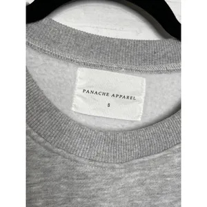 Panache Apparel Sunset Sweatshirt Gray Fleece Crewneck Pullover Size Small thumbnail 4