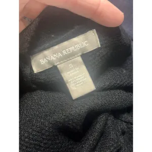 Banana Republic Black‎ Peplum Open Front Textured Knit Cardigan Sweater Small thumbnail 7
