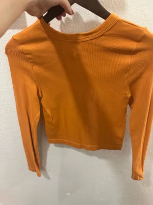 Long sleeve top Orange Size M thumbnail 2