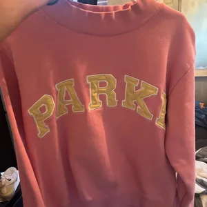 PARKE mockneck size small, pink and yellow, only worn a few times, excellent condition, willing to trade!! thumbnail 1