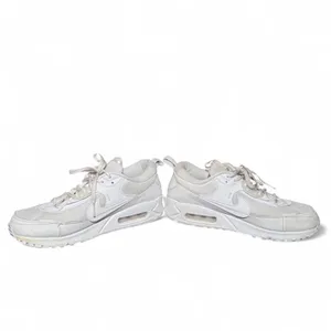 Nike Air Max 90 Futura Triple White Womens Size 8 Sneakers DM9922-101 thumbnail 3