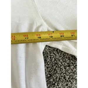 Banana Republic white short-sleeve button henley shirt M thumbnail 7