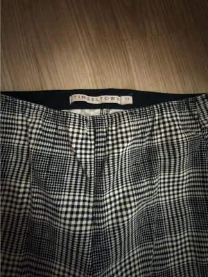 Women’s Plaid Flare Pants High Waist Wide Leg : thumbnail 8