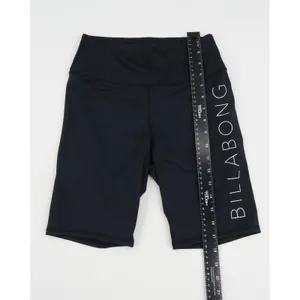 Billabong Move On Bike Shorts Black‎ High Waisted Logo Medium thumbnail 6
