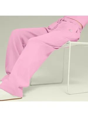 Alo Accolade Straight Leg Sweatpants Candy Heart Pink High-Rise Waist Joggers S thumbnail 3