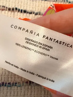 Compañía Fantástica Womens Printed Floral Wide Leg Pants Pink Orange Multi Boho thumbnail 15