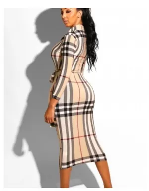 Size Large plaid dress New Multiple thumbnail 2