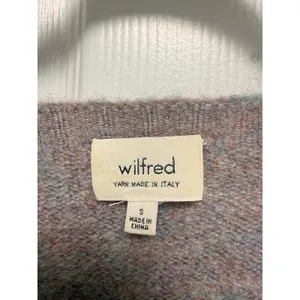 Wilfred Aritzia Chapais Sweater Pullover Mohair Wool Blend Purple Pink Small thumbnail 2