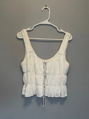 Abercrombie Ruched Tie Front Top thumbnail 2