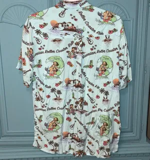 Lilo & Stich NWOT project piece Hawaiian shirt- S/M thumbnail 2