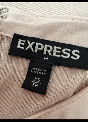 Express lite Pink tank top blouse- size XSmall thumbnail 4