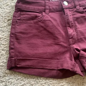 American Eagle Outfitters | Maroon Hi Rise Shortie thumbnail 7