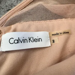 Calvin Klein‎ Womens Pink Ribbed Mesh V-Neck Cocktail Bandage Dress Size 2 thumbnail 7