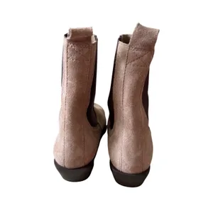 Nordstrom Rack Tan Leather Suede Western Chelsea Ankle Boots Square Toe 6.5 NEW thumbnail 6