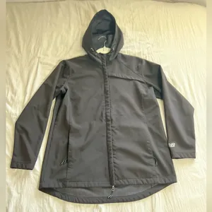 New Balance women’s.‎ Black and Gray Patterned Jacket Size XL thumbnail 1