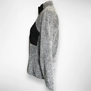 ANTIGUA Women's Detroit Red Wings Black/Gray Sherpa Pullover Jacket |‎ Med | EUC thumbnail 3