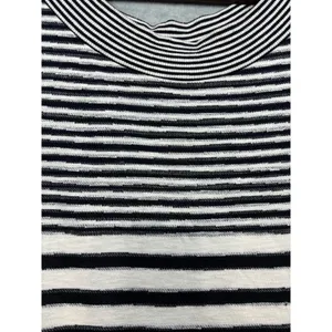 Maeve‎ Anthropologie XS Striped Dress Black & White thumbnail 2
