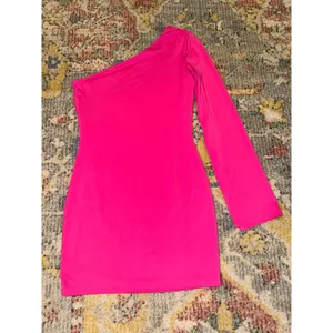 Superdown Hot Pink One Shoulder Mini Dress Size S thumbnail 2