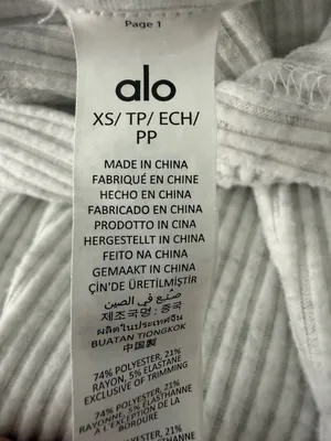 Alo Yoga Muse Rib-Knit Cropped Hoodie thumbnail 2