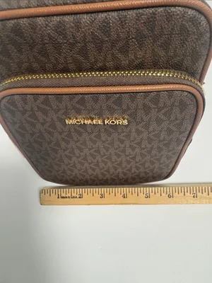 Michael Kors Jet Set Travel Signature Logo Crossbody Bag thumbnail 7