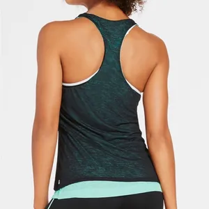 Fabletics Eiffel Tank in Jade Black Size Extra Large‎ thumbnail 3