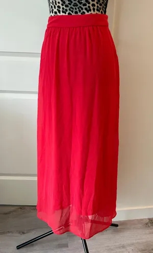 Outback Red maxi flowy skirt thumbnail 1