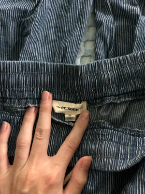 Boutique Linen Striped Pants thumbnail 4