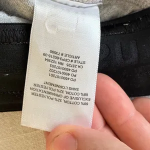 Tna Aritzia Jogger Sweatpants Womens XXS Grey Ankle Zip Drawstring Athletic thumbnail 4