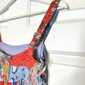 In Loom Multicolor‎ Patchwork Floral Maxi Dress Small thumbnail 5