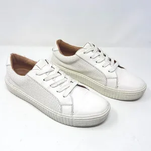 Steve Madden Toliver White Perforated Lace Up Platform Sneaker Size 8 thumbnail 9