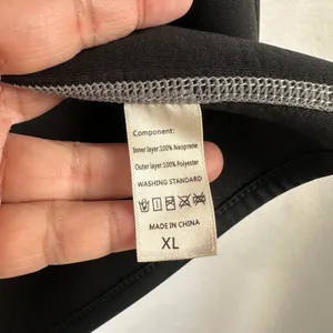 Sunlan Neoprene Jacket Black Gray Trim‎ Full Zip Activewear Women's XL thumbnail 8