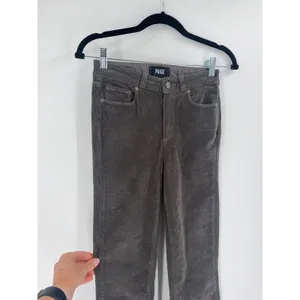 Paige‎ Bell Canyon Pants Womens 25 Gray Corduroy High Rise Flare Tall Boho Retro thumbnail 5