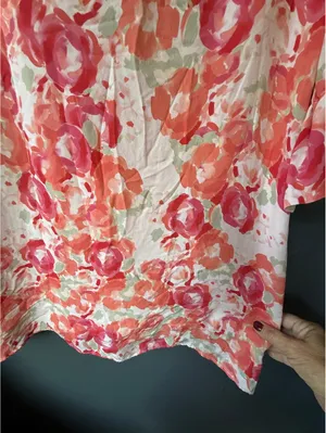 Tyler Böe Silk Floral Print Dress XS thumbnail 12