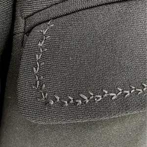 Ann Taylor Womens Black Three Button Pick Stitch Blazer Suit Jacket Sz 4 Career thumbnail 11