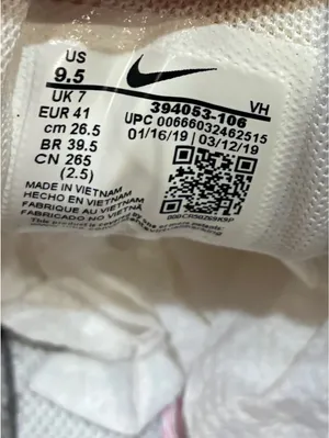 Nike Womens Size 9.5 Initiator Running White Silver Pink 394053-106 Sneakers thumbnail 2