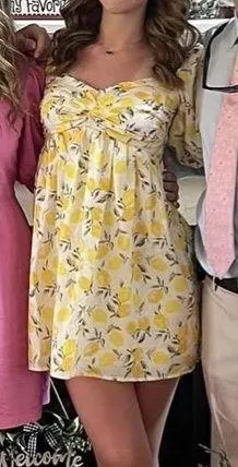Yellow Easter dress Size 4 thumbnail 1
