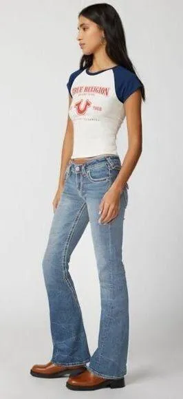#321 TRUE RELIGION Straight Jeans thumbnail 1