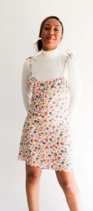 THE KOOPLES Short Silk‎ Dress with Shoulder Straps Size 1/US Size Small thumbnail 1