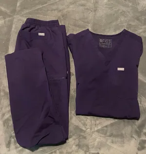 FIGS Scrub Set Purple thumbnail 1