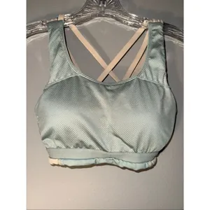 Senita Athletics two toned cross back padded sports bra XS thumbnail 6