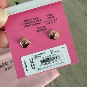 Kate Spade Rise and Shine Ruby Heart Prong Stud Earrings NWT thumbnail 4