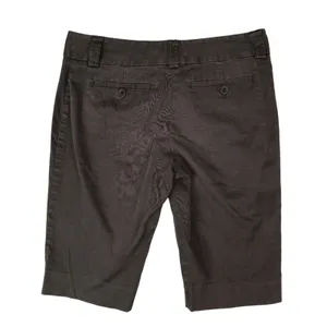 The Limited Cassidy Fit‎ Bermuda Chino Shorts Womens 6 Stretch Brown thumbnail 2