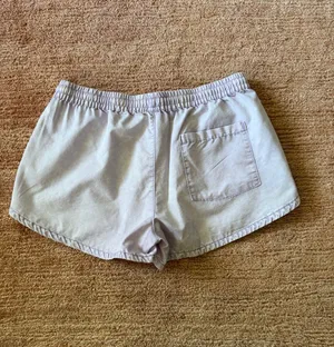 No Boundaries Lilac Acid Wash Drawstring Shorts Size M Cotton Blend thumbnail 7