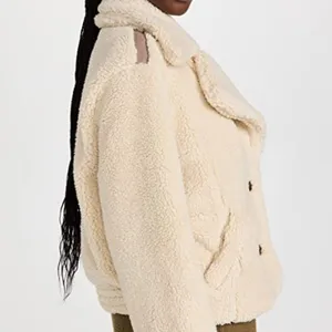 Free People Joplin Cozy Jacket in Ivory sz XS NWT thumbnail 4