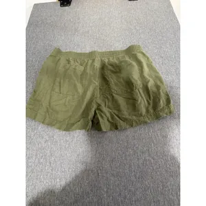 Old Navy Women's Olive Green Linen Blend Comfort Waistband Shorts Sz XL thumbnail 9