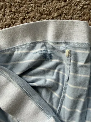 Brandy Melville Blue Striped Boyshort Underwear thumbnail 3