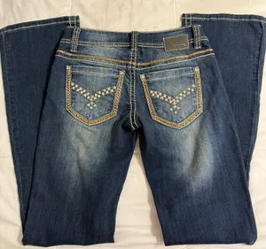 Low rise Boot Cut Jeans Blue Size 25 thumbnail 2