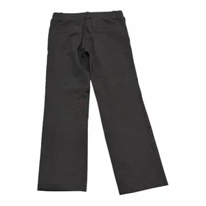Betabrand Charcoal Dark Gray Yoga Dress Pants Faux Fly Pull On Leggings Womens M thumbnail 2