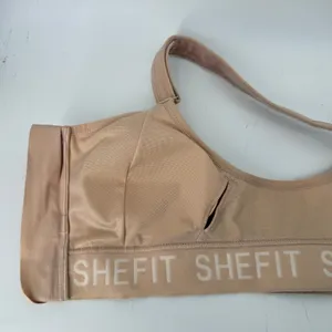 Shefit Ultimate Sports Bra Sandstorm Nude Women M High Impact Front Close Active thumbnail 3