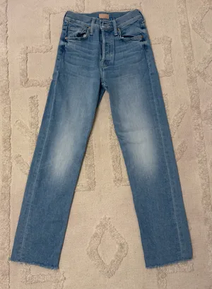 MOTHER Denim Fray Jeans thumbnail 1